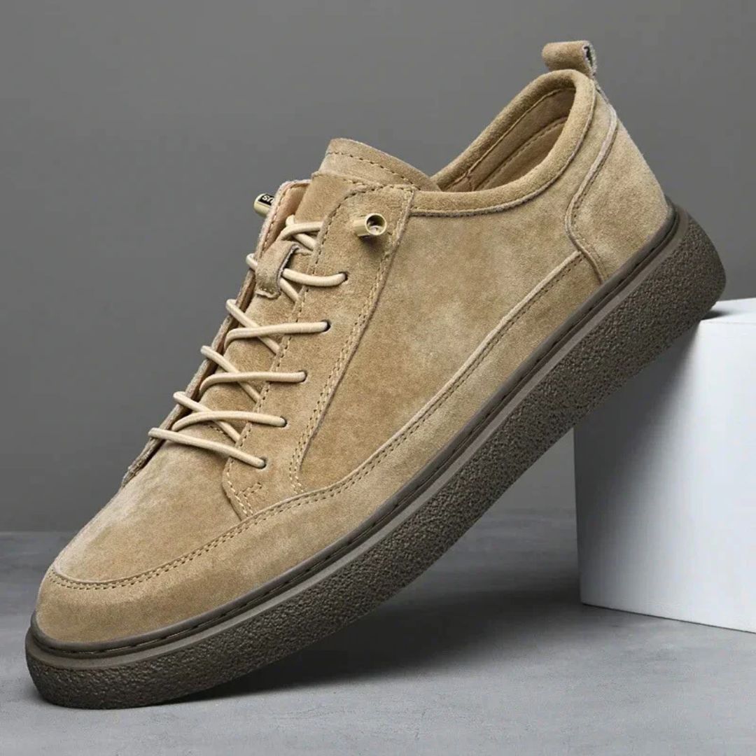 Sebastien – Suede Low-Top Sneakers with Rubber Sole