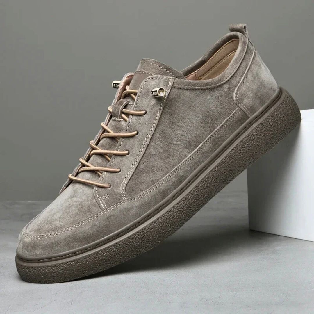 Sebastien – Suede Low-Top Sneakers with Rubber Sole